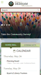 Mobile Screenshot of dedham-ma.gov